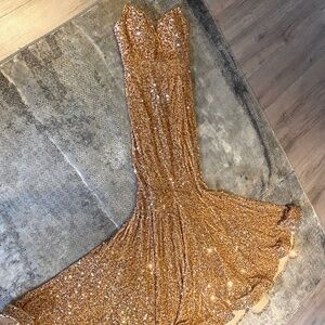 Gold Dress